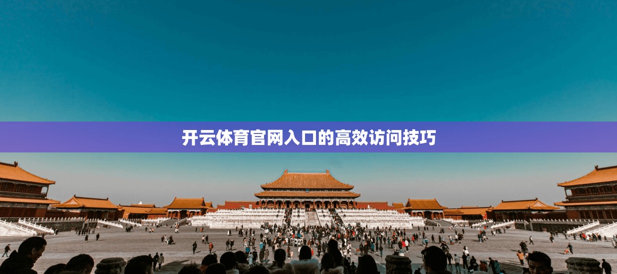 开云体育官网入口的高效访问技巧