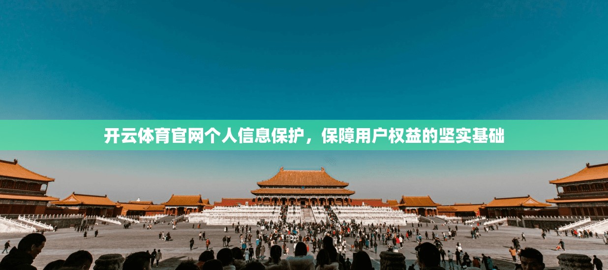 开云体育官网个人信息保护，保障用户权益的坚实基础