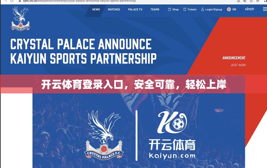 开云体育登录入口，安全可靠，轻松上岸