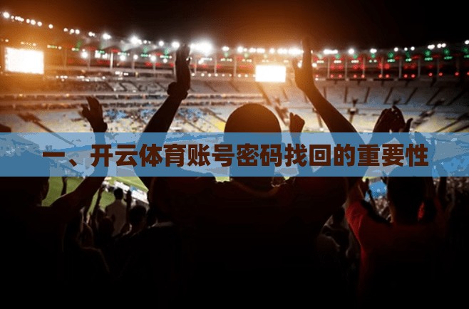 一、开云体育账号密码找回的重要性