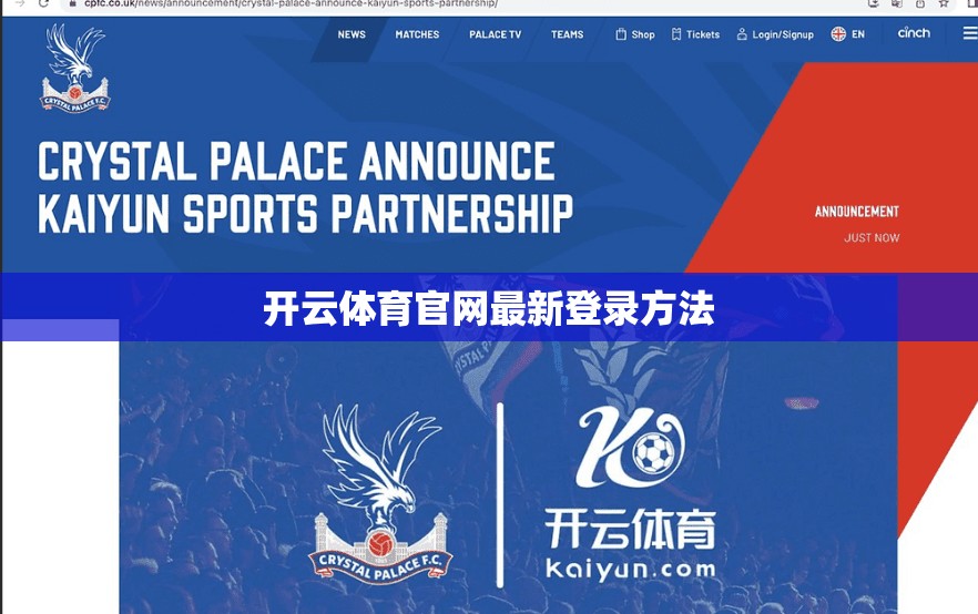 开云体育官网最新登录方法