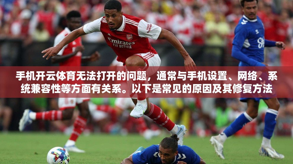 手机开云体育无法打开的问题，通常与手机设置、网络、系统兼容性等方面有关系。以下是常见的原因及其修复方法