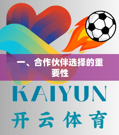 一、合作伙伴选择的重要性