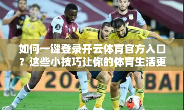 如何一键登录开云体育官方入口？这些小技巧让你的体育生活更高效