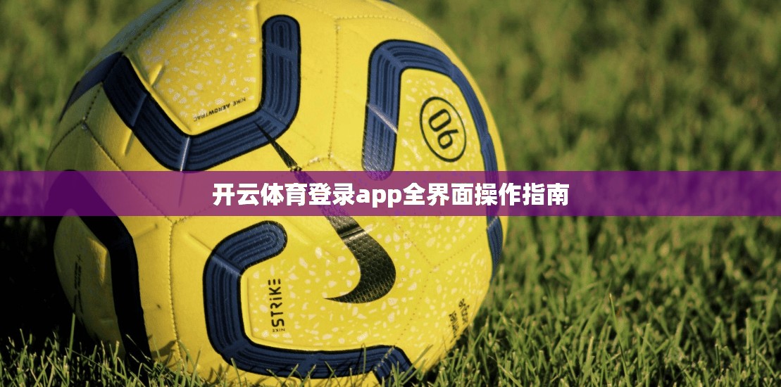 开云体育登录app全界面操作指南