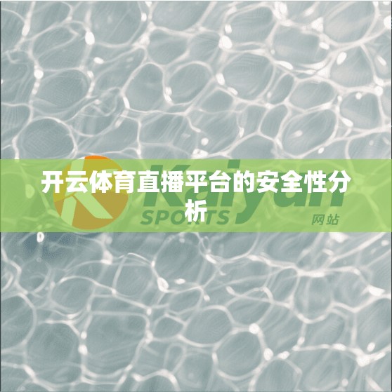 开云体育直播平台的安全性分析