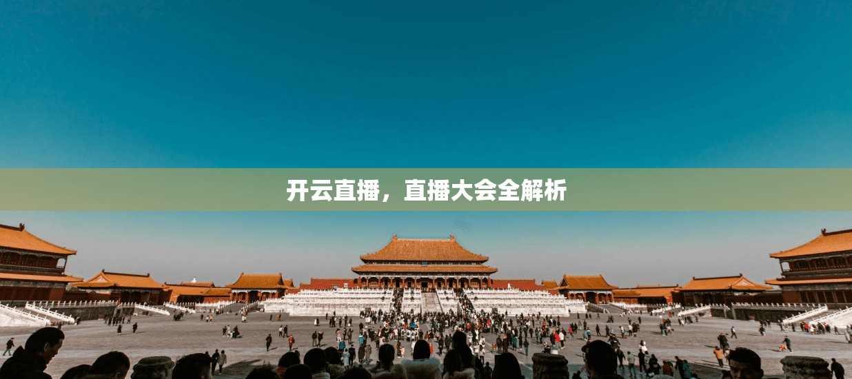 开云直播，直播大会全解析