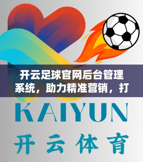 开云足球官网后台管理系统，助力精准营销，打造高效运营