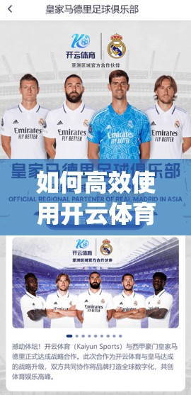 如何高效使用开云体育app入口操作？