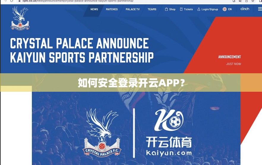 如何安全登录开云APP？